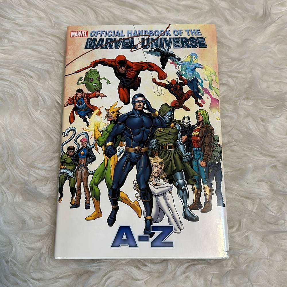 The Official Handbook of the Marvel Universe A-Z Volume 3 Hardcover Book
